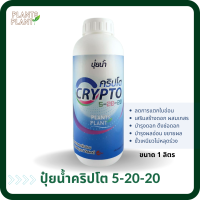 ปุ๋ยน้ำ คริปโต 5-20-20 (1L) ลดการแตกใบอ่อน ดอกสมบูรณ์ ดึงช่อดอก ปุ๋ยสูตรน้ำ ปุ๋ยเคมีสูตรน้ำ เกสรแข็งแรง ติดผลดี ผลสมบูรณ์