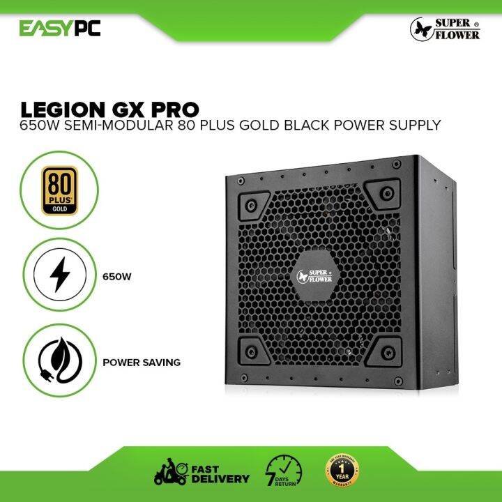 SuperFlower Legion GX Pro 650W Power Saving SemiModular 80 PLUS Gold