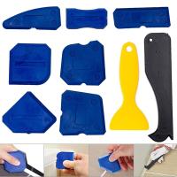 4/5/9pcs Window Door Silicone Sealant Spreader Spatula Scraper Cement Caulk Removal Tool Finishing Sealant Grout Kit Caulking 1