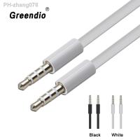 Greendio 3.5mm Jack Audio Cable Gold Plated 3.5 mm Male to 3.5mm Male Aux Cable for Car Xiaomi Headphone Speaker Auxiliary Cable