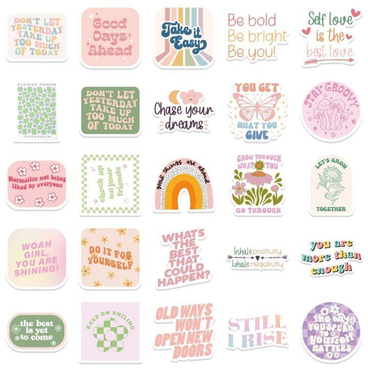 50-100pcs-danish-pastel-aesthetic-stickers-cute-vinyl-waterproof-vsco-stickers-for-laptop-phone-skateboard-luggage-kids-toys-stickers-labels