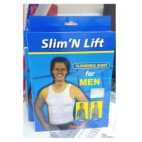 Slim n Fit Shirt Men Singlet Anti Boroi Korset Bengkong Baju Singlet Lelaki Men Singlet Fit Anti Boroi Perut Set Melayu