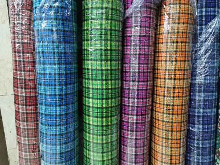 ผ้าโพลีพิมพ์ลายสก็อตซัมเมอร์หน้าผ้า-47-48-นิ้ว-ผ้าเมตร-อเนกประสงค์-ผ้าเมตร-ราคาต่อ-1-เมตร-ตัดขายเป็นเมตร-สีสด-สวย-ราคาถูกที่สุดในตลาด