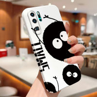 เคสพร้อมสำหรับ Huawei P30 Pro ดีไซน์ลูกบอลสีดำขนาดเล็กที่มีกล้องครบถ้วนกรณีโทรศัพท์ฟิล์มครบถ้วนปกป้องฝาครอบเคส