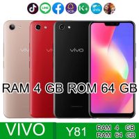 VIVO Y81 Ram 4/64 GB 6.22นิ้ว ของเเท้100% รับประกันสินค้า 1 ปี(ติดฟิล์มกระจกให้ฟรี)