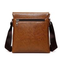 Free Wallet New style mens Bag Messenger Bag Large Capacity leisure mens briefcase leather texture trend shoulder bag mens bag