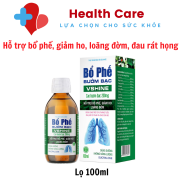 Siro Bổ Phế Bướm Bạc Vshine, hỗ trợ bổ phế, giảm ho, loãng đờm