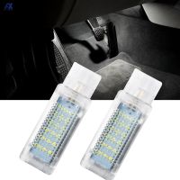 Newprodectscoming For VW Passat Sharan Seat Skoda Golf Caddy Jetta PoloTiguan White Footwell Light Trunk Boot Luggage Bulbs White Led 2Pcs