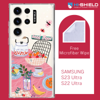 HI-SHIELD Stylish เคสใสกันกระแทก Samsung รุ่น Picnic2 [S22ultra , S23ultra]