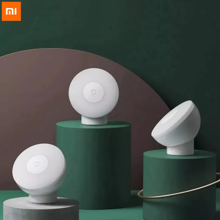 original-xiaomi-mijia-led-induction-night-light-2-lamp-adjustable-brightness-infrared-smart-human-body-sensor-with-magnetic-base