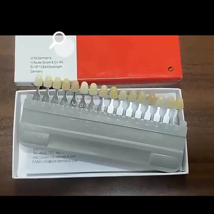 16 Colors Dental Lab Bleach Shade Guide VITA PAN Denture Porcelain