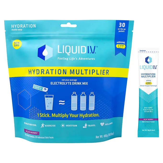 HYDRATION MULTIPLIER ELECTROLYTE DRINK MIX - LIQUID I.V. june 30,2021 ...