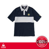 le coq sportif เสื้อโปโลผู้ชาย สีกรม (Polo, โปโล, T-shirt, เสื้อยืด, เสื้อออกกำลังกาย, lecoq, เลอค็อก)