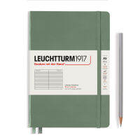 Leuchtturm1917 Smooth Color Medium (A5) Olive สมุดโน๊ต Leuchtturm1917 รุ่น Smooth color ขนาด A5 สีเขียวมะกอก