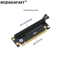 พีซีไอ16x ด่วน90องศาไปยัง Pci E 4.0 X16ตัวแปลงอะแดปเตอร์สำหรับเคสคอมพิวเตอร์ Pc เซิร์ฟเวอร์2u