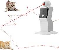 ATUBAN Cat Laser Toy AutomaticRandom Moving Interactive Laser Cat Toy for Indoor CatsKittensDogsCat Red Dot Exercising Toy