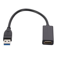 USB3.0 เลี้ยว HDMI สายอะแดปเตอร์ usb to HDMI 1.8M ตัวแปลง 1080P รองรับ Android Mac OS