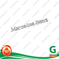 ป้ายสัญลักษณ์ Mercedes Benz Original ของแท้ สวยงาม ส่งเร็ว โลโก้ตัวอักษร สีเงิน เบนซ์ Rear Trunk Side Emblem Sticker Badge For Mercedes C E S GLK