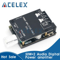 MINI Bluetooth 5.0 Wireless Audio Digital Power Amplifier Stereoboard 50Wx2 Bluetooth Amp Amplificador ZK-502L