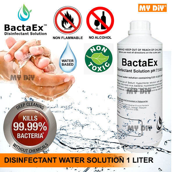 MYDIYHOMEDEPOT BactaEX Disinfectant Solution 1L (1 Liter) 99.99