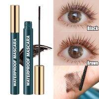 Ultra-Fine ขนาดเล็กหัวแปรง Mascara ยาวสีดำ3D Lash Eyelash Extension กันน้ำ Non-Smudge สีน้ำตาลธรรมชาติ Curl Mascara