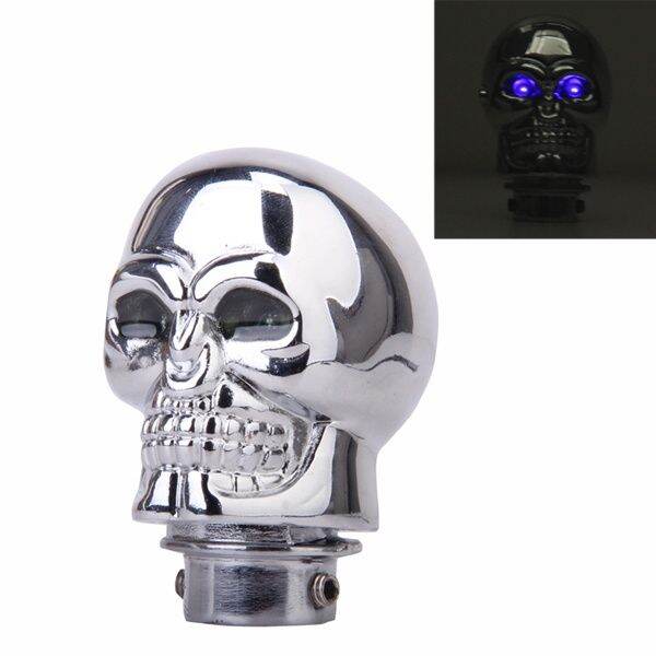 blesiyaedmy-1x-blue-led-skull-universal-car-truck-manual-gear-stick-shift-shifter-lever-knob