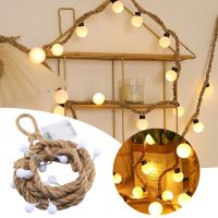 [Ricky Lighting] LED Ball Hemps Rope Light String Bubble Ball ไฟตกแต่ง Strings Home Props Home อุปกรณ์เสริม Housewear Amp;