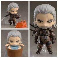 【trending】 IM Collections. 10ซม. Q รุ่น Witcher-Ed 3ตุ๊กตาล่าป่า907 Geralt Of Rivia Action ตัวเลขสีขาวหมาป่า Geralt ของเล่น PVC รุ่น