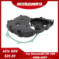 Motorcycle Right Stator Engine Cover Crankcase w/Gasket For Kawasaki Ninja ZX10R ZX-10R ZX 10R 2006 2007