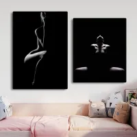 Sexy Hot Girl Naked Woman Body Canvas Poster Modern Sensual Art Model Picture Nudity Wall Painting Print Mural Bathroom Decor