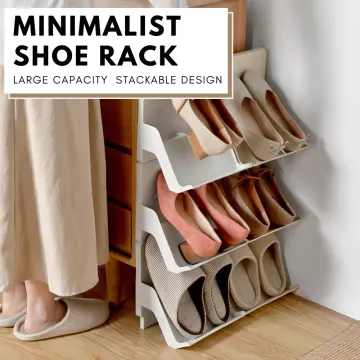 1pc Assembled Shoe Rack, Multi-layer Double Row Shoe Rack, Shoes Storage  Shelf, Floor Standing Shoe Shelf, Large Capacity Shoe Rack Organizer For  Fami