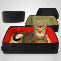 Portable Travel Litter Box Dog Toilet Tray Foldable Cat Litter Accessories Home Easy Clean Outdoor Camping Products