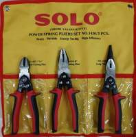 SOLO คีม Power สปริง 3 ตัวชุด ของแท้ สินค้าพร้อมส่ง