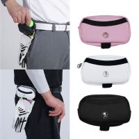 【2023】Outdoor Carry Bags Travel Case Golf Ball Bag Protection Bag Case Portable Waist Storage Bag PU Leather for Golf Sports