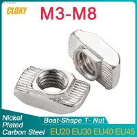 ☊✸ 10/ 20/ 50pcs M3 M4 M5 M6 M8 M10 Slot T-nut Sliding T Nut Hammer Drop In Nut Fasten Connector For Aluminum Extrusion