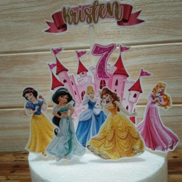 Disney Princess themed set cake topper | Lazada PH