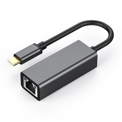 Adaptor Ethernet USB C Gigabit 1000Mbps tipe-c ke RJ45 CAT8/7 LAN kartu jaringan untuk PC Macbook Ipad Pro aksesori Laptop