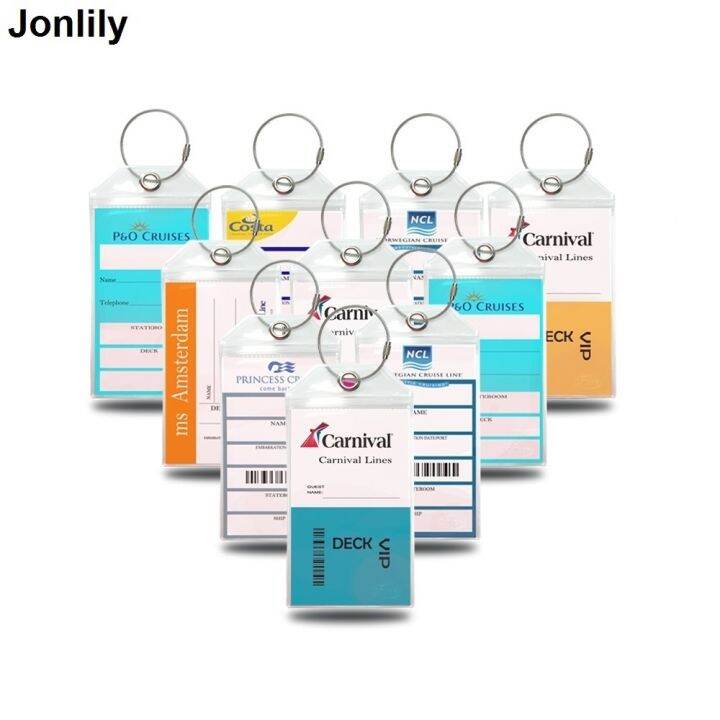 Cruise Tags Luggage Etag Holders for Princess, Carnival, Costa, Holland