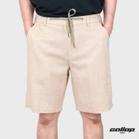 GALLOP : Mens Wear LINEN SHORTS กางเกงขาสั้นผ้าลินิน รุ่น GS9022 โทนสี Classic มี ครีม, เทา, ขาวปนน้ำตาลอ่อน  / ราคาปรกติ 1490