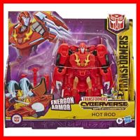 สินค้าขายดี!!! ของเล่น หุ่นยนต์ ทรานฟอร์เมอร์ Transformers Cyberverse Ultra Class Hot Rod Action Figure ของแท้ ของเล่น โมเดล โมเดลรถ ของเล่น ของขวัญ ของสะสม รถ หุ่นยนต์ ตุ๊กตา โมเดลนักฟุตบอล ฟิกเกอร์ Model