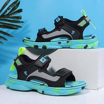 2022 New Summer Kids Sandals Breathable Boys Sandals Soft Comfortable Childrens Shoes Outdoor Beach Kids Lightweight Sandal