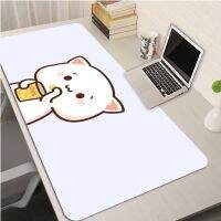 การ์ตูนพีช Moxie Cat Pink Mouse Pad แผ่นรองเมาส์ Gamer Gaming Mouse Pad 80x30 คีย์บอร์ดคอมพิวเตอร์ขนาดใหญ่