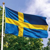 ™ 90X150cm The Swedish National FlagHanging SE Konungariket Sverige Sweden Flags Polyester SWE Blue With Gold Cross Sweden Banner