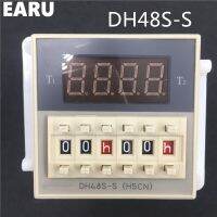 Dh48s Dh48s-S 0.1S-990H Ac 36V 110V 220V 380V วงจรซ้ำแบบกำหนดเวลาได้สวิตช์รีเลย์เวลาพร้อมซ็อกเก็ตฐาน