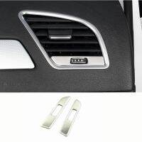 Hot Selling Car Dashboard Side Air Vent Knob Decoration Frame Cover Air Outlet Trim 2Pcs For Audi A4 B8 2009-16 A5 Interior Auto Accessories