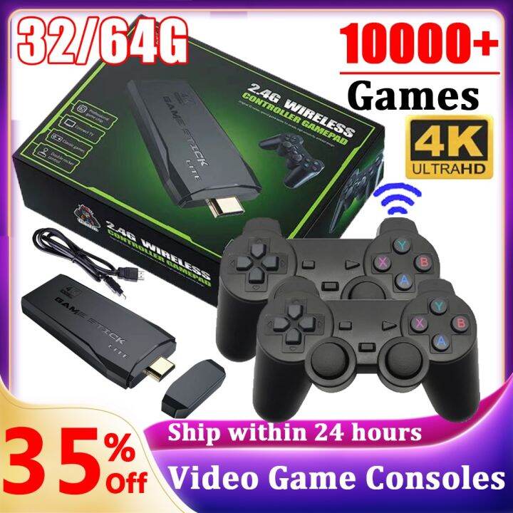 M8 Video Game Console 10000+ Games 3.2G 4K HD 32/64G Wireless ...