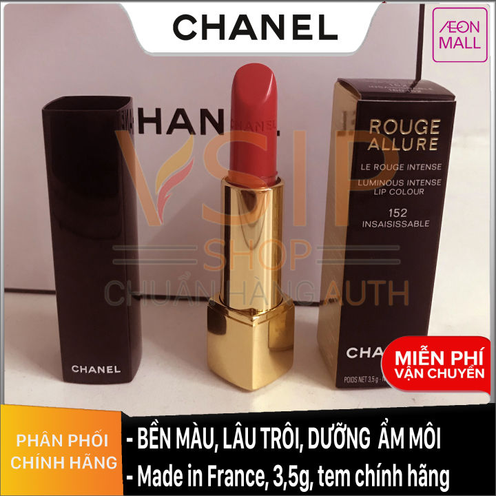 CHÍNH HÃNG - Son Chanel Rouge Allure Luminous Intense Lip Colour 3,5g Màu 152  Insaisissable