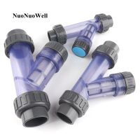 1pc Transparent UPVC Y Type Filter Aquarium Fish Tank PVC Pipe Connector Irrigation Filters Garden Water Pipe Connectors