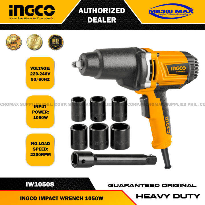 INGCO IMPACT WRENCH 1050W (IW10508) | Lazada PH