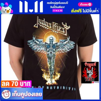 เสื้อวง JUDAS PRIEST เสื้อเท่ห์ แฟชั่น จูดาสพรีสต์ ไซส์ยุโรป RCM516